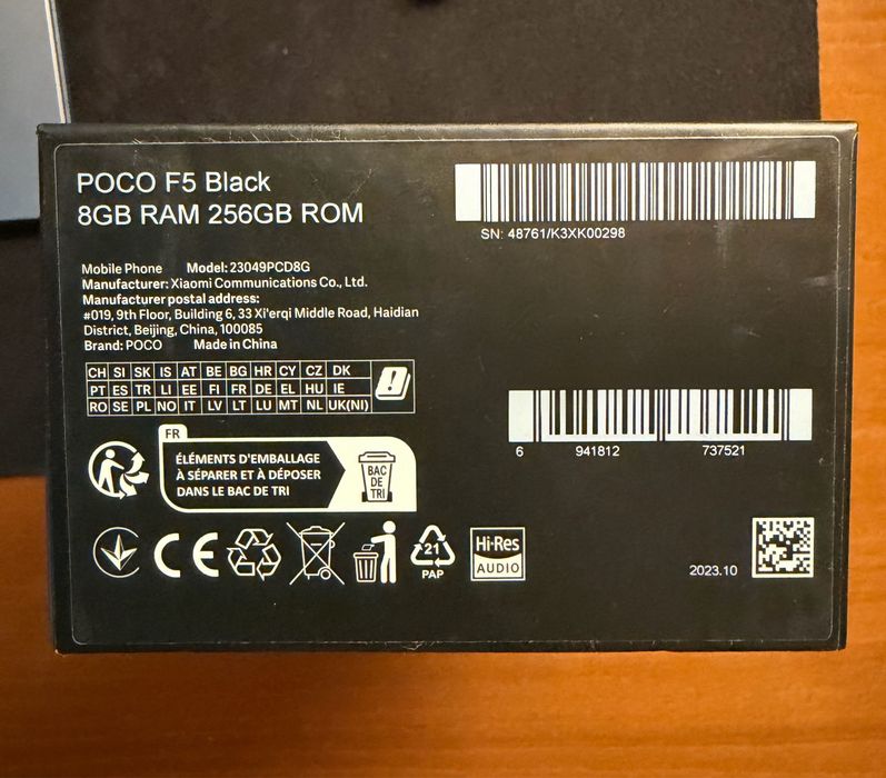 Poco F5 5G 8/256GB  – Bom Estado