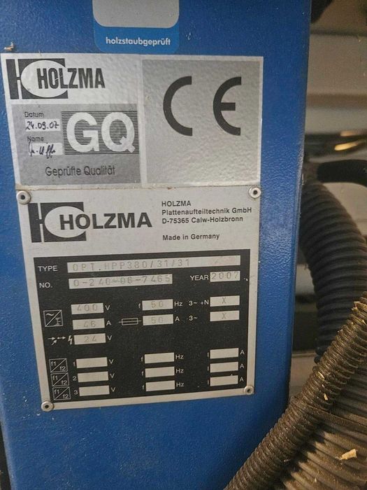 Seccionadora HOLZMA HPP 380\31\31