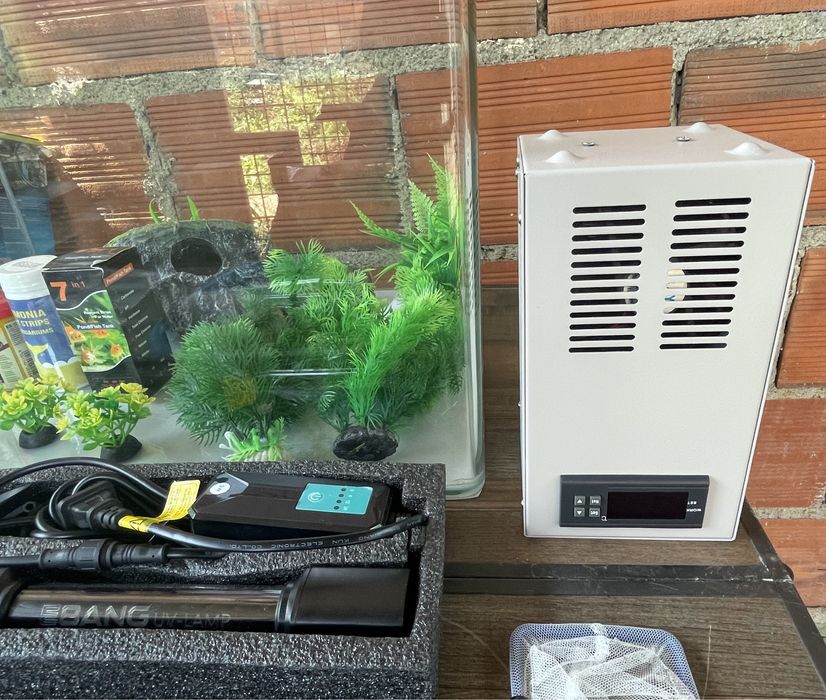 Aquário + acessórios