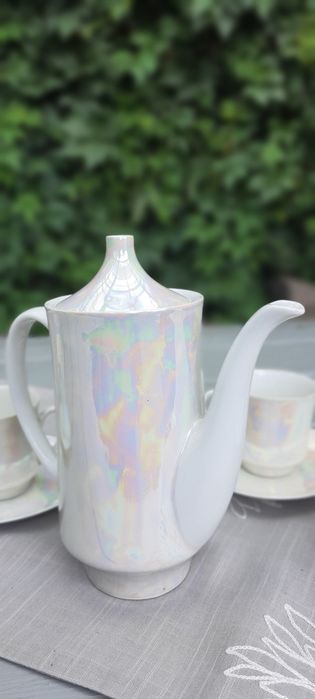 Porcelana Ćmielów serwis do herbaty na 3 osoby