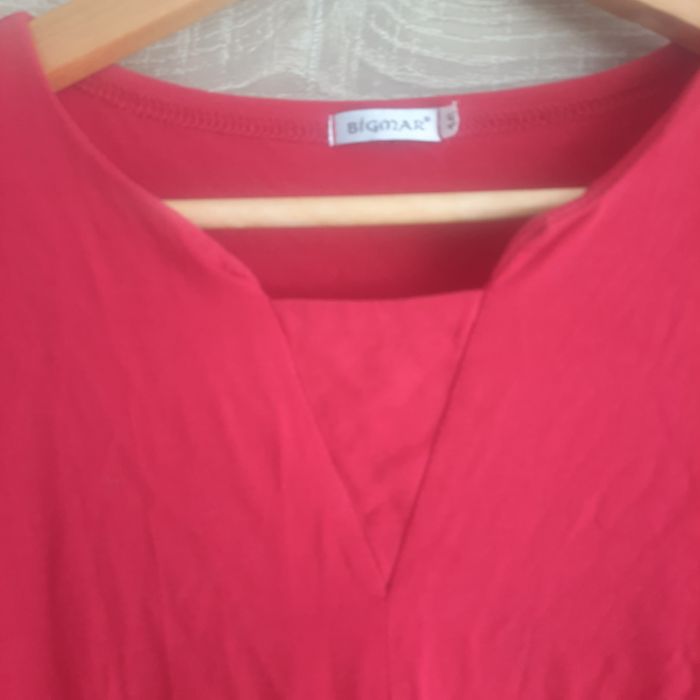 Bluzka fuksja bawełna