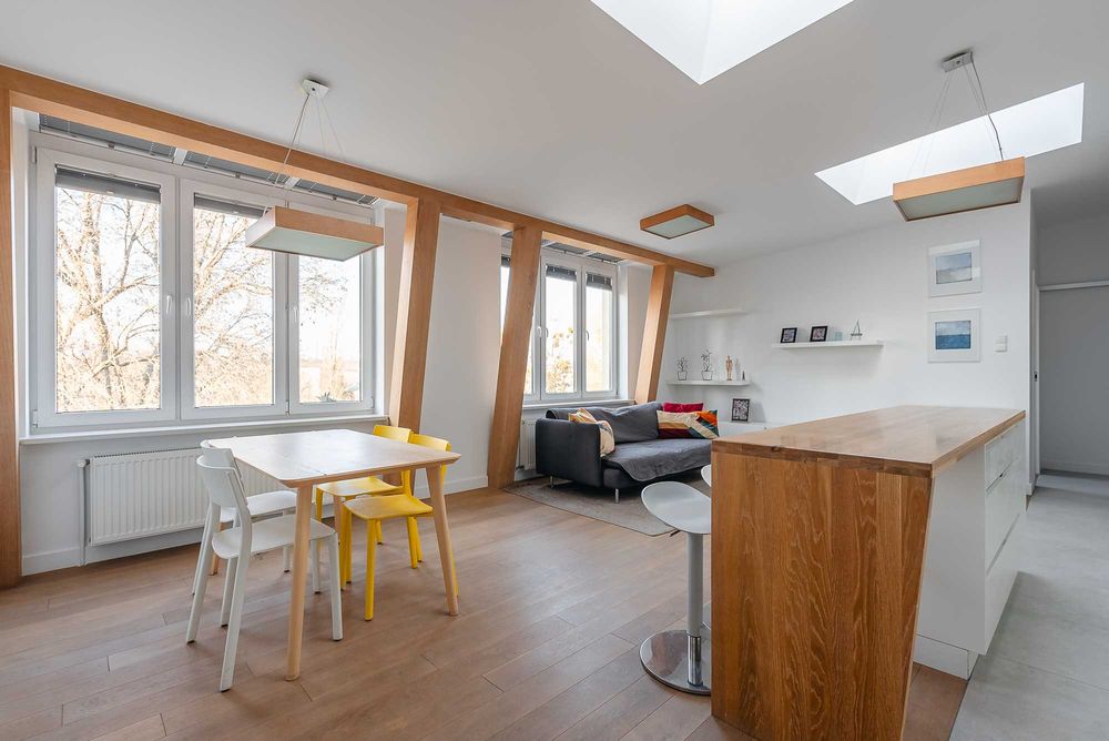 Ostatnie piętro - genialny widok, Park Łazienkowski + Garaż