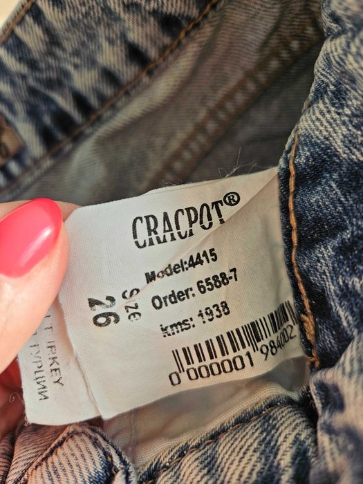 Krótkie jeansowe spodenki szorty  jasnoniebieski Rozmiar XS (34)