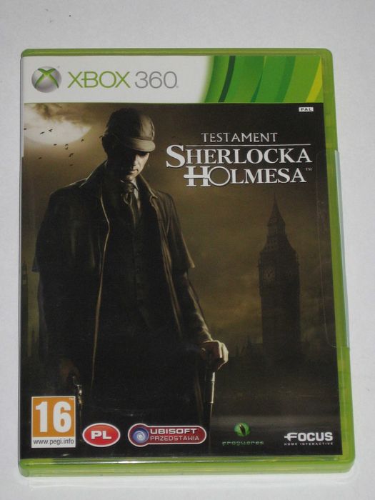 Gra Testament Sherlocka Holmesa Xbox360! 3xPL jak NOWA!  PL!