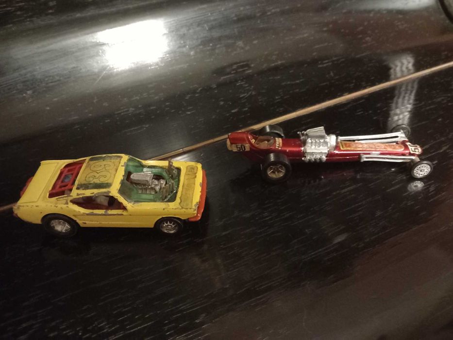 Miniaturas Dragster da Matchbox e Corgi  Toys - Anos 70