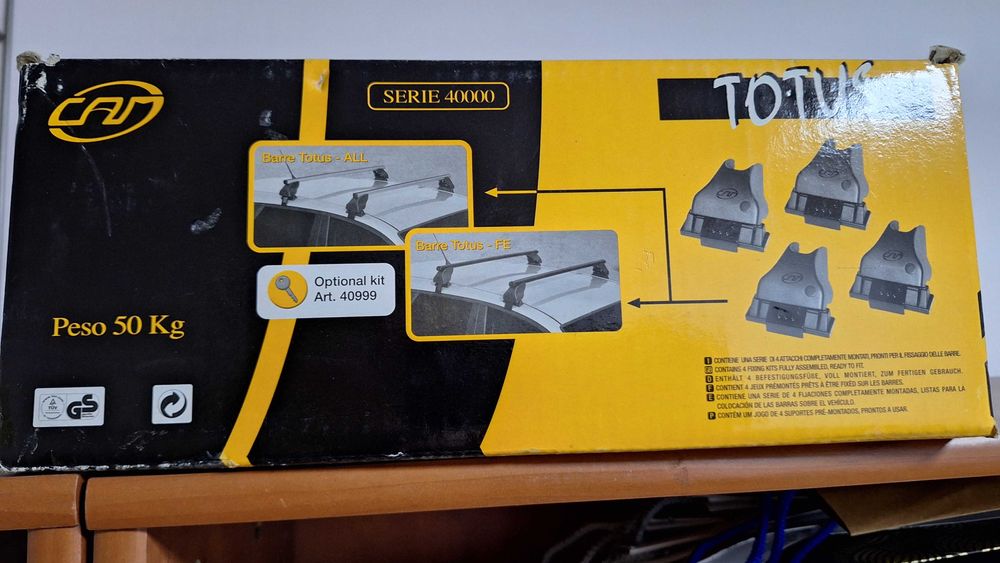 Bagażnik dachowy, belki bazowe, Ford Mondeo MK IV kombi, Skoda Fabia