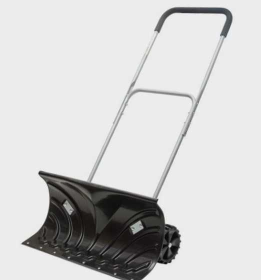 Качественный ковш металл скрепер лопата снегоочистит 60см колеса