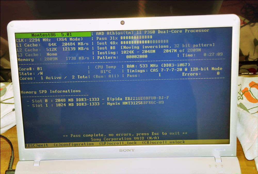 Sony vaio vpcef4e1r Athlon II 2.3Ghz,4Gb,320gb,Radeon,wifi,17.3"