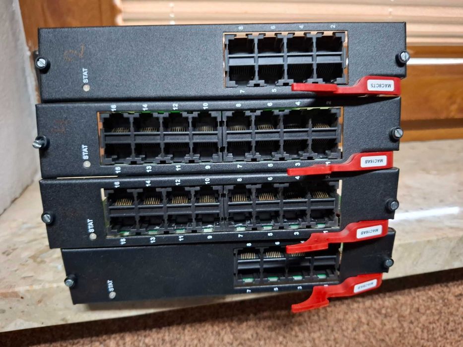 Karty SLICAN MAC-6400 8CTS 1 szt, 16MACB  2 szt, 8MACB 1 szt