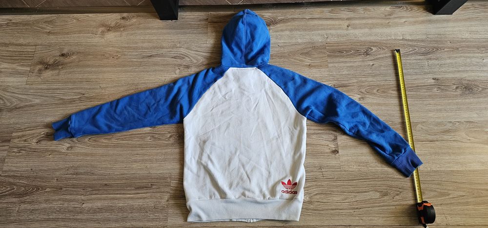 Adidas bluza z kapturem rozmiar S wymiary na zdjęciach
