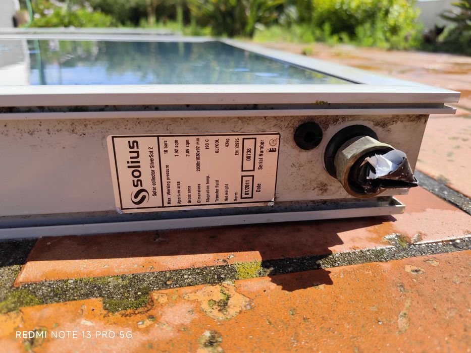 Placas solares aquecimento agua