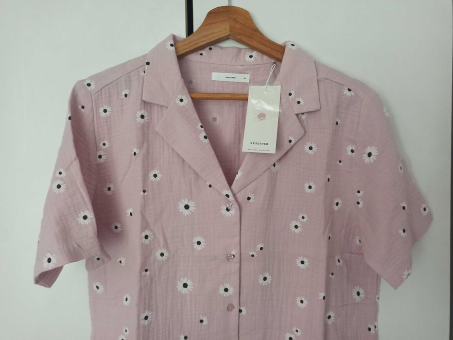 Nowa muślinowa piżama Reserved r. XS bawełna