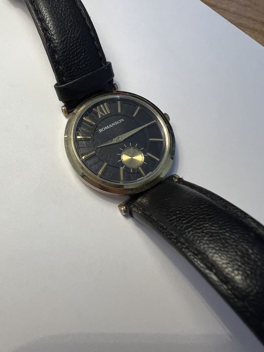 Класичний чоловічий годинник Romanson TL3238JM (Swiss Quartz)