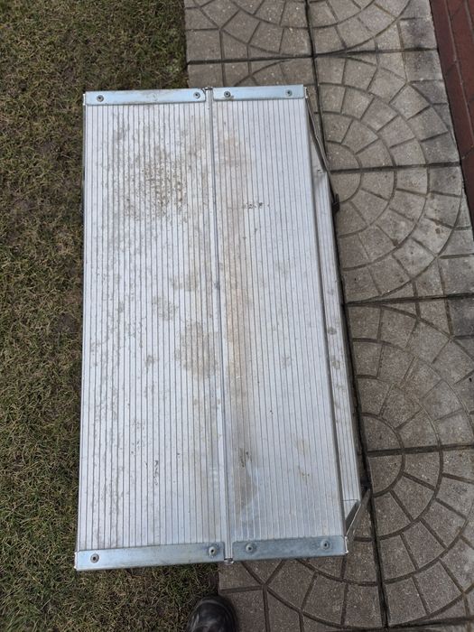 Aluminiowy podest roboczy, stopień Zarges Z500 okazja!