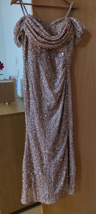 Vestido de cerimónia  dourado