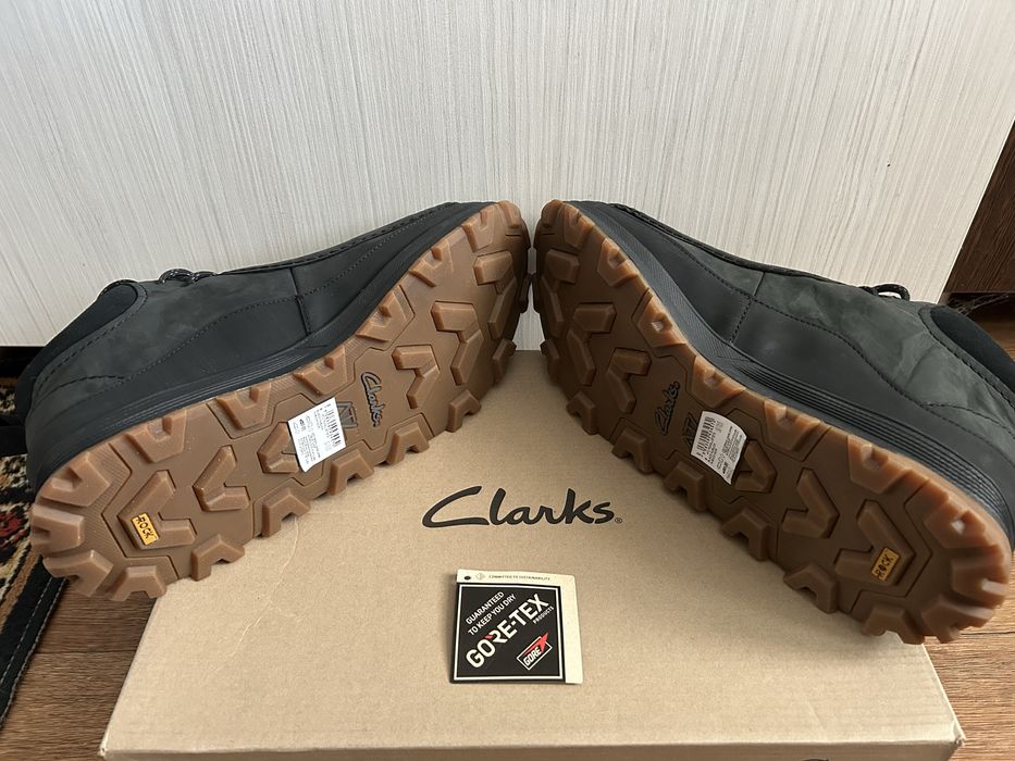 Мужские Ботинки Clarks Nubuck Aнглия.44-45
