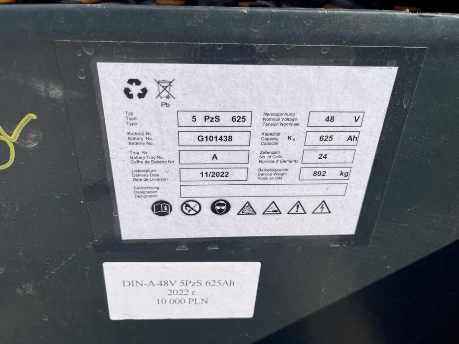 Wózek widłowy Linde E16-02 Duplex Przesuw 3/4 sekcja 2080 H 2021 rok