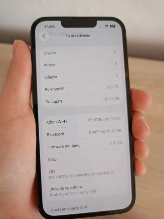 Iphone 13 128 GB zielony