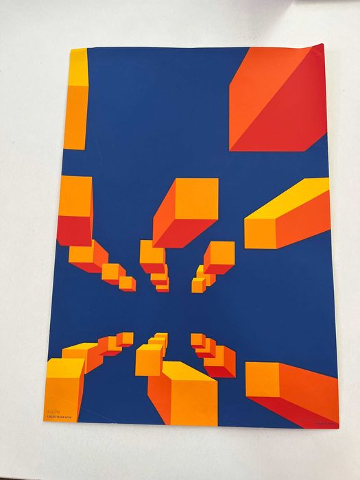 Serigrafia de Eduardo Nery 1971 Assinada e numerada