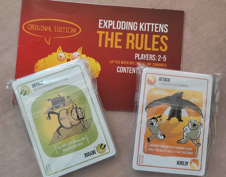 Exploding Kittens (Versão inglesa) - NOVO