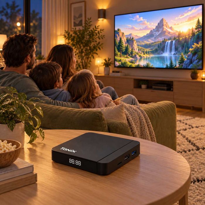 Приставка для телевізора TANIX W2 Android TV Box 2 / 16 ГБ Смарт