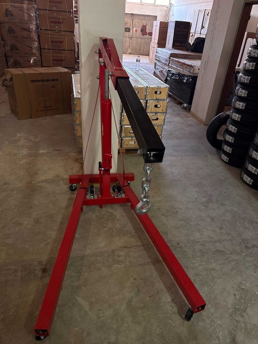 Grua hidráulica rebatível e ajustável para motores (capacidade 2 toneladas) KraftMuller