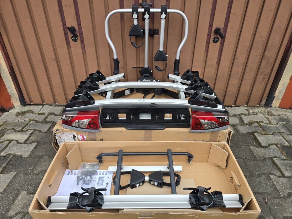 Bagażnik rowerowy na 3 4 rowery hak Atera Strada EVO 3 SEV platforma