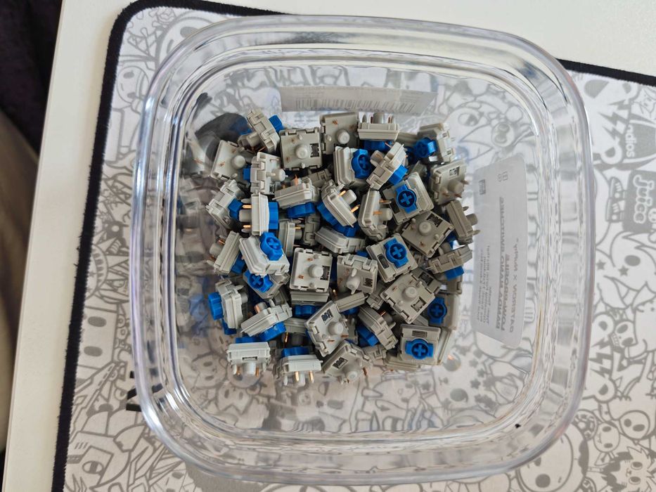 Przełączniki NuPhy Gateron Low-profile Silver Nano Switches