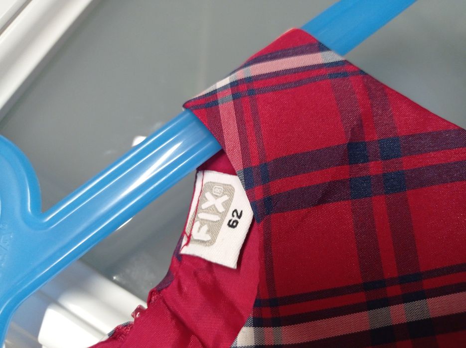 Elegancka, świąteczna sukienka Fix by Lindex  r. 62, 3 m-ce.