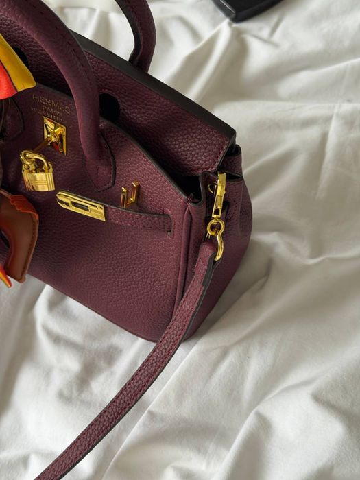 Сумка Hermès Birkin 25 / 30 Burgundy/Gold
