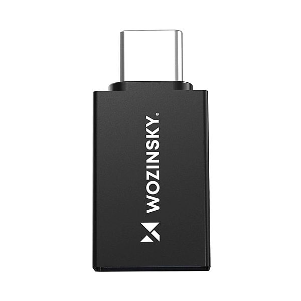 Adapter Wozinsky W10GY1S USB-C - USB-A 3.2/10Gb/s - czarny