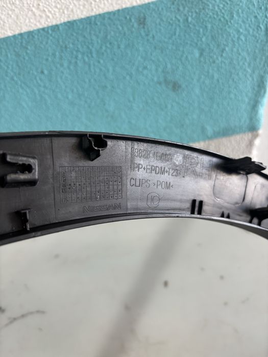 Friso de proteção do arco de roda, Nissan Qashqai II
