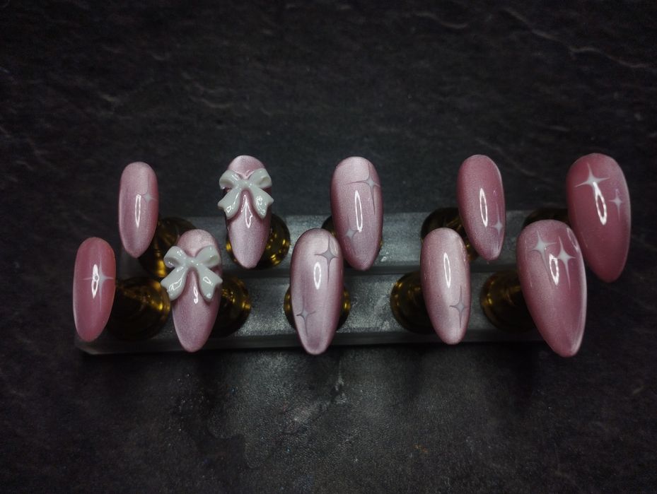 Накладні нігтики + набір для приклеювання