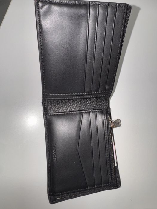 Lacoste Гаманець Billfold Zip Case Чорний Торг
