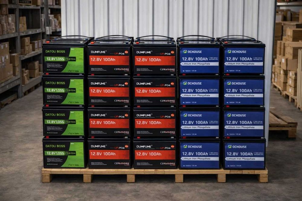 Батарея > Аккумулятор LiFePO4 12.8V 100Ач BMS > !Безкоштовна доставка!