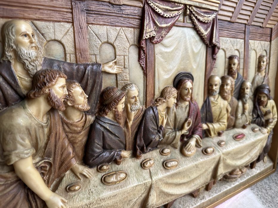 Última Ceia em Marfinite- Alto Relevo