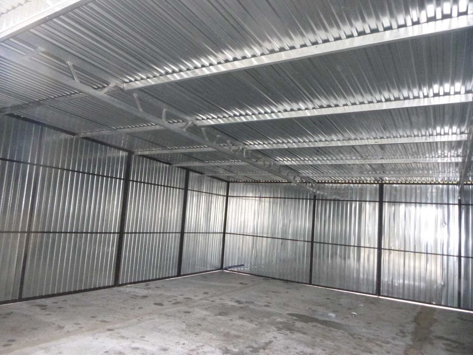 Garaże Blaszak Garaż Blaszany 6x5 6x6 Konstrukcja WZMOCNIONA Garaże