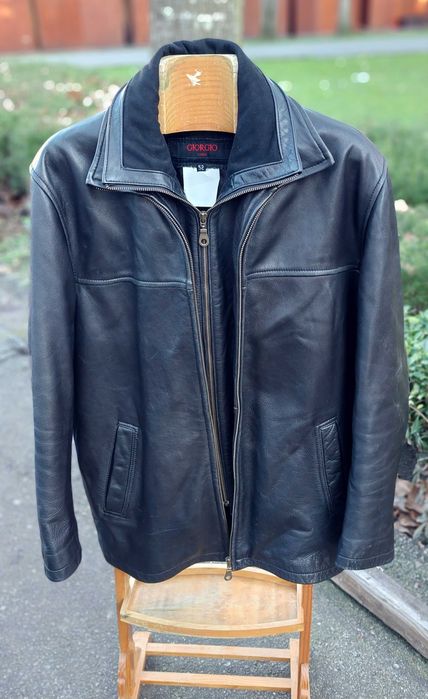 Parka Camel Active em pele genuína