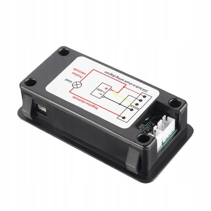 Amperomierz DC200V 50A Woltomierz AH Wh Temp. Czas