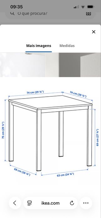 Mesa IKEA como nova