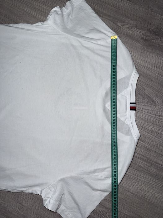 Tommy hilfiger Xl-xxl оригинал белая футболка поло,томми хилфигер,біла футболка поло чоловіча томмі хілфігер