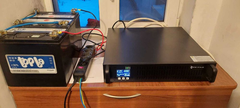 UPS Ritar RT-1KL-LCD  1000VA/900W