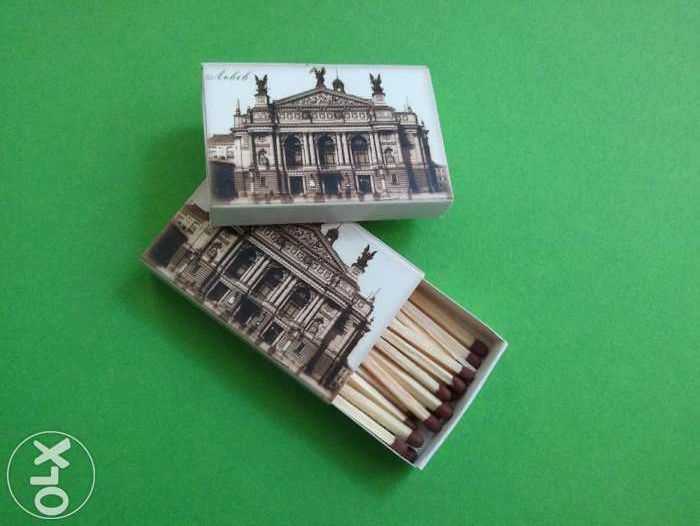 Сірники сувенірні Львів, ОПЕРНИЙ ТЕАТР, спички сувенирные