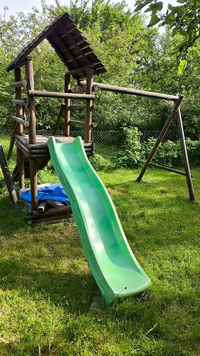 Plac Zabaw zjeżdżalnia, huśtawka