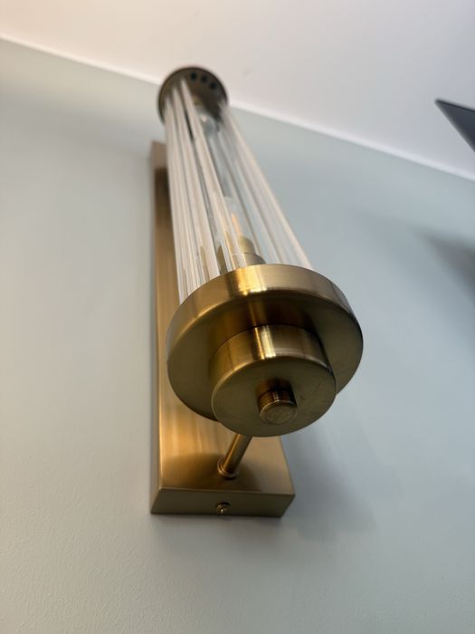 2x Lampa ścienna kinkiet kolumna modern glamour elegant money kryształ prism