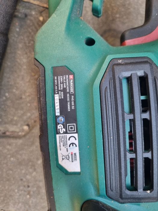 Parkside nożyce PHS 600 B2 uszkodzone