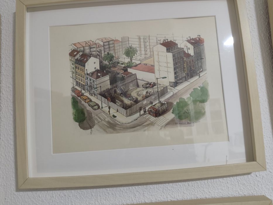 Quadros com moldura pinturas de Lisboa