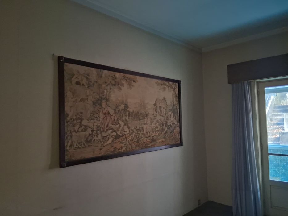 Quadro/ Tela Gobelin | Tapeçaria Aubusson em moldura
