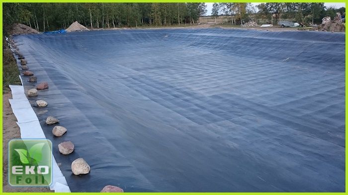 Folia do oczek wodnych stawów zbiorników wodnych GEOMEMBRANA | EKOFOLL