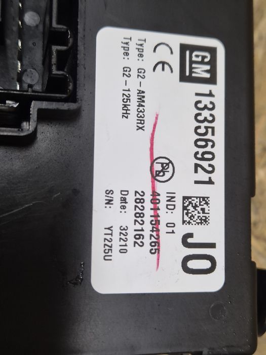 Moduł komfortu BCM  BSI  Opel Meriva B